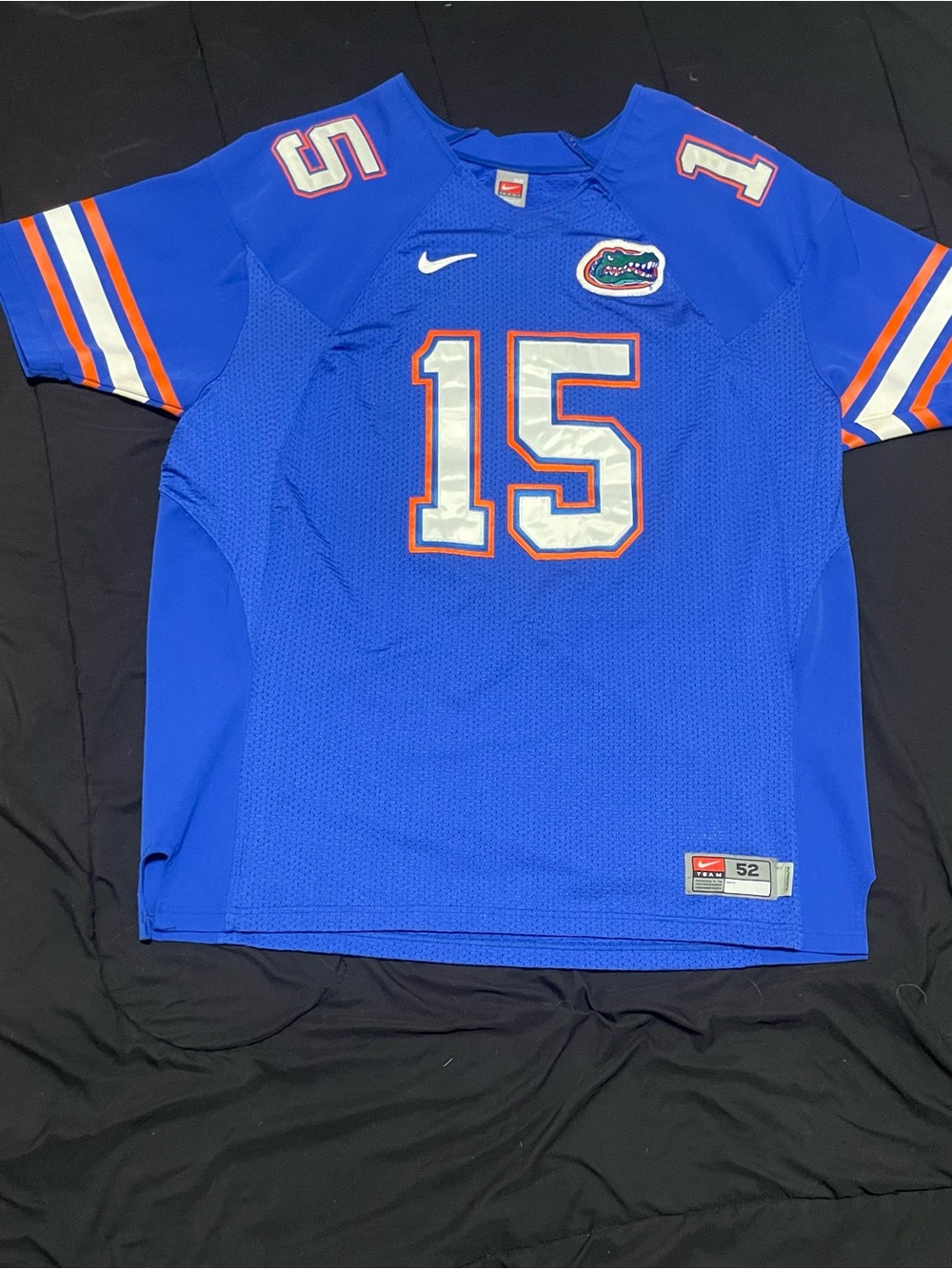 Y2K Nike #15 Tim Tebow Florida Gators Football Jersey Size 52 or XL Stitched